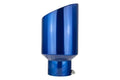 Sinister Diesel Dual Wall Exhaust Tip W/ Angle Cut (5in. to 7in.) - Blue
