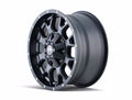 ~(38 lbs. 20X20X10)~ WARRIOR (8015) MATTE BLACK 18X9 5-150/5-139.7 18MM 110MM