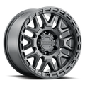 Raceline 953B Krank 17x8.5in / 6x120 BP / 0mm Offset / 67.1mm Bore - Satin Black Wheel