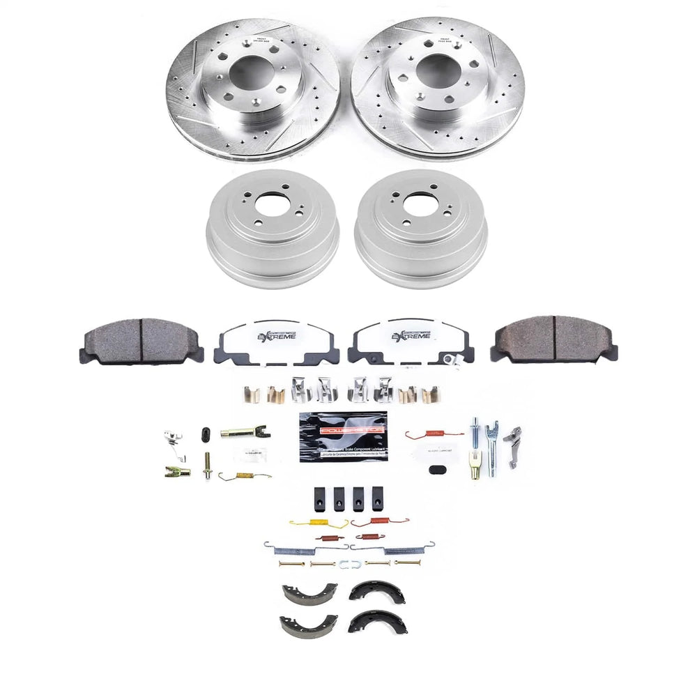Power Stop 2000 Honda Civic Front and Rear Z23 Evolution Brake Kit