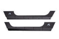 Crawltek 2007-2018 Jeep Wrangler JK 2 Door Rocker Body Cladding - Black - JK40101