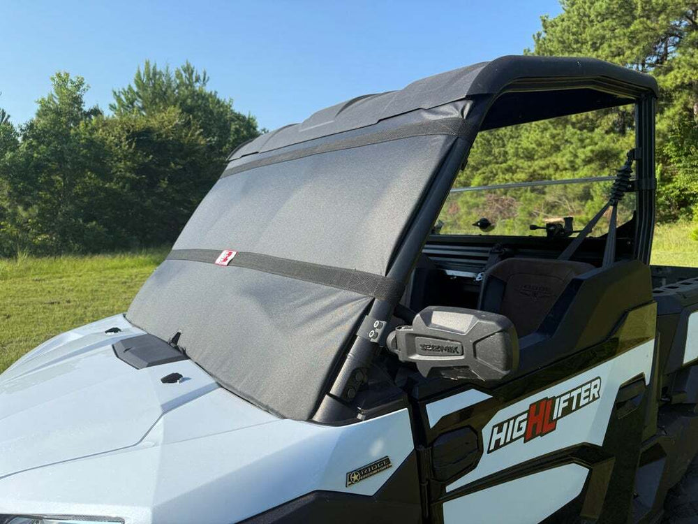 Seizmik 24+ Kawasaki Ridge /XR Windshield Protector - Black