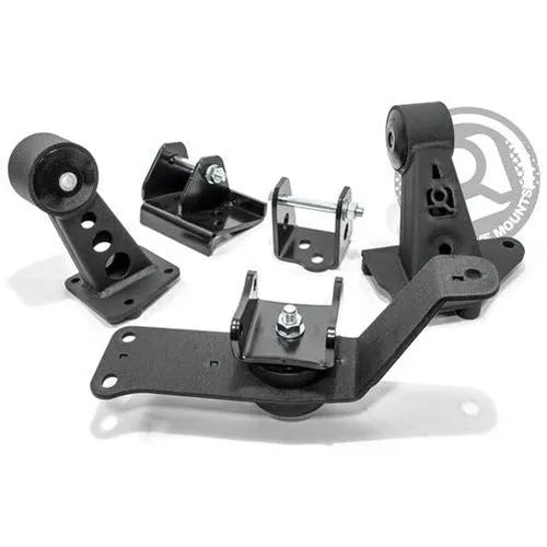 Innovative 00-09 Honda S2000 K-Series Black Steel Mounts 75A Bushings