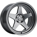 Aluminum Wheels 18x9 KNP K12G Gloss Gunmetal Gray 5x100 Bolt Pattern 35 Offset Kansei Wheels