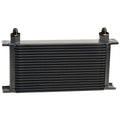 19 ROW SERIES 10000 STACK PLATE COOLER 90DEG SWIVEL 6AN FITTING ALUMINUM
