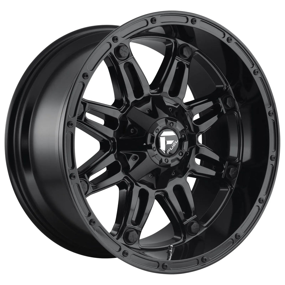 Fuel Wheels black auto part