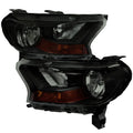 LED TAIL LIGHTS-BLACK TRIM-RED BAR