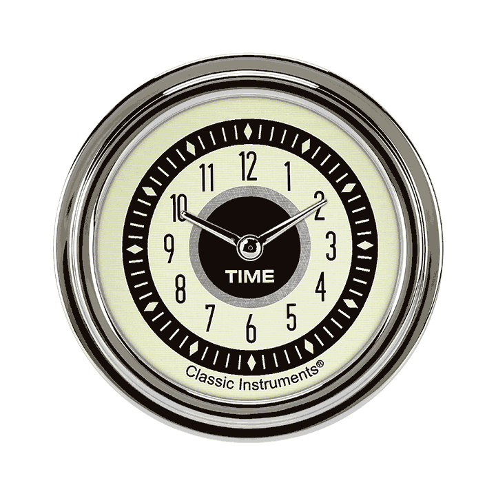 NOSTALGIA VT 2 5/8IN CLOCK