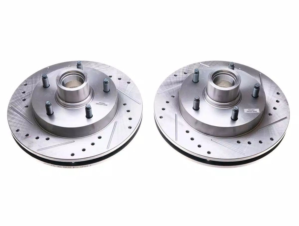 Power Stop 94-99 Dodge Ram 1500 Front Evolution Drilled & Slotted Rotors - Pair