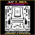 18C WRANGLER 2DR 4.5IN TREX NO LIMITS HYBRID C/O SYSTEM W/6IN REAR STRETCH FRONT/REAR LIFT KIT