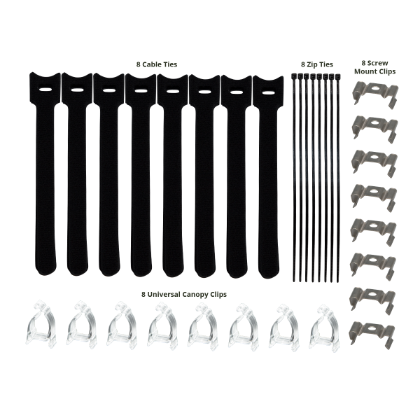 EZ UP LINK LIGHT SYSTEM CANOPY LIGHTS SET OF 4