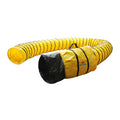 12 IN I.D. / 25 FT. LONG POLYESTER DUCT HOSE FOR X12 YELLOW