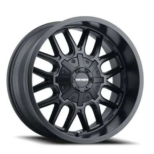 TWG MAYHEM COGENT 8107 MATTE BLACK 17X9 8-165.1 -12MM 130.8MM
