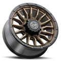 ICON Alloys Cajon 20x9 / 8x180 / 12mm / 5.5in BS Satin Bronze Wheel w/ GB Lip