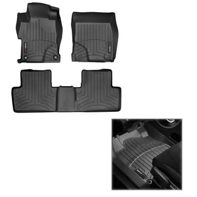WeatherTech Cocoa Front Rear and Rear Floorliners Fits -20-25 Highlander 471609-1-2-3