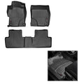WeatherTech Cocoa Front Rear and Rear Floorliners Fits -20-25 Highlander 471609-1-2-3