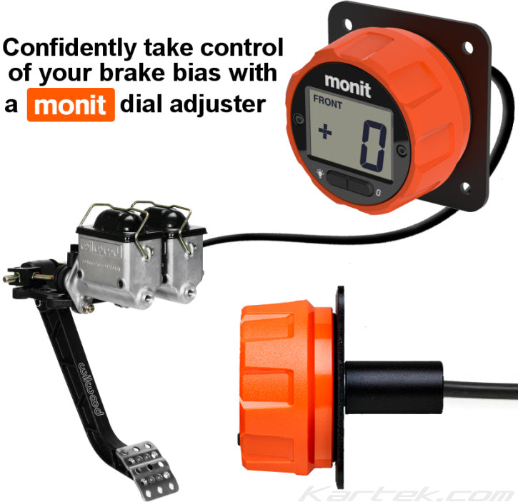 Brake Bias Adj Digital Flat Panel Mnt Orange