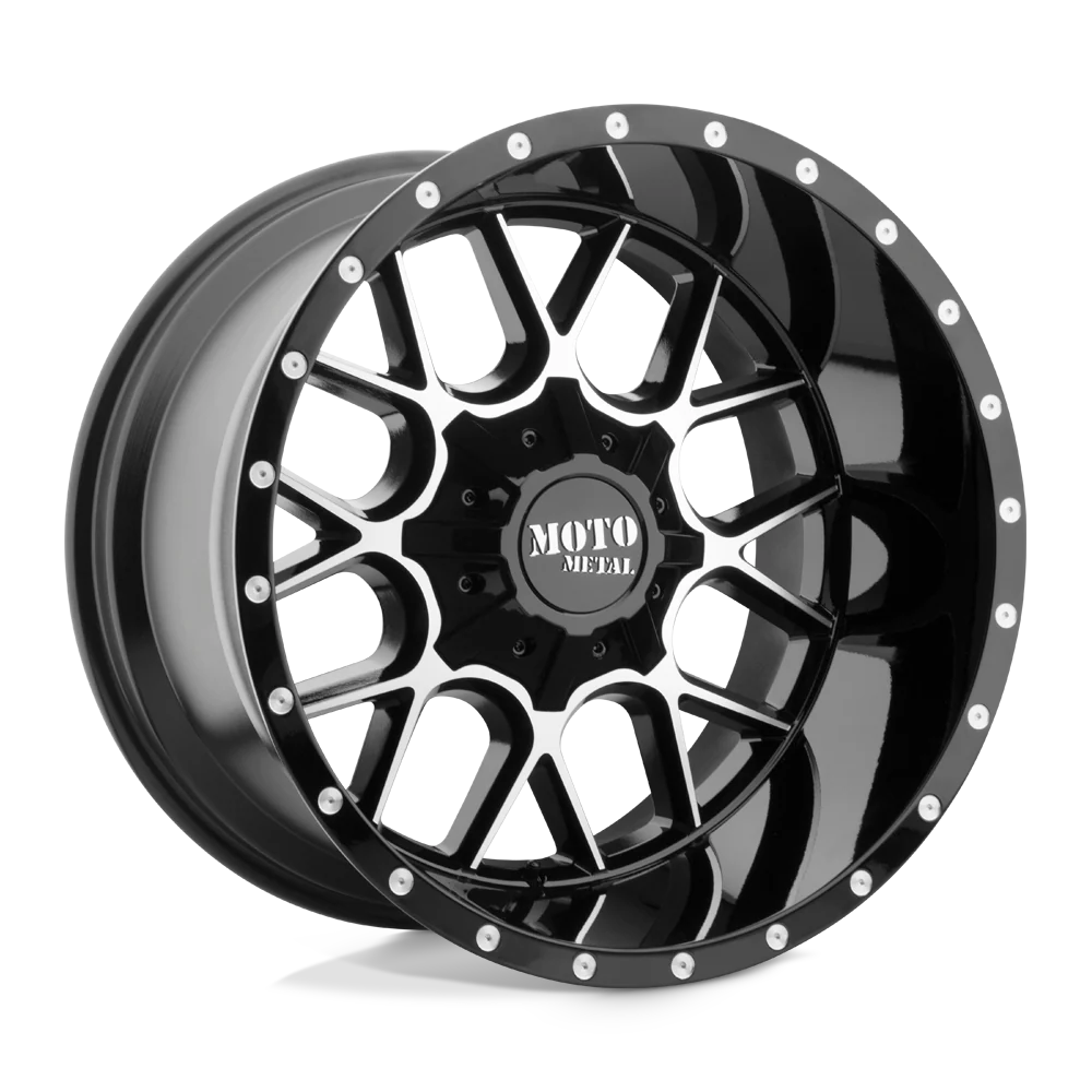 SIEGE 20x12 5x127.00/5x139.70 GLOSS BLACK MACHINED (44 mm)