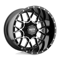 SIEGE 20x12 5x127.00/5x139.70 GLOSS BLACK MACHINED (44 mm)