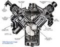 ATI Shell Assy - 7.074 - Steel - SB Chrysler OEM Location for Modified Cover - 2 Ring