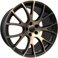 161BB PR161BB 22X9.5 5X115 BLK/BRZ