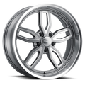 608 (608) GREY W/ MILLED SPOKES and DIAMOND LIP