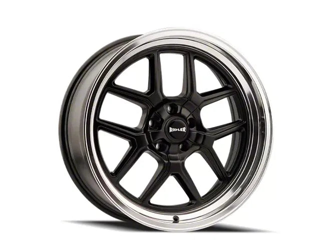 RIDLER 610 MATTE BLACK POLISHED 17X8 5-120.65 0MM 83.82MM