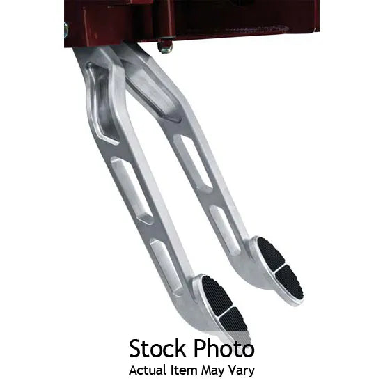 BRAKE PEDAL ARM;BILLET FINISH;WITH XL OVAL PAD;FOR 180 DEG UNDER DASH ASSEMBLY