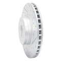 R1 12-21 Tesla Model X Front Right Drilled & Slotted Geoperformance Rotor