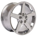 19 IN REPLICA WHEEL CV06 FITS CHEVROLET CORVETTE C6 RIM 19X10 CHROME WHEEL