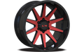 Cast Aluminum Wheels 143 MB 17x9 Matte Black 5 On 127 Bolt Pattern -12 Offset ION Wheels