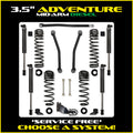 20C WRANGLER JLU 4DR 3.5IN ALUM COIL OVER SYS W/ PB+J LOWER MID ARMS FRONT & RE