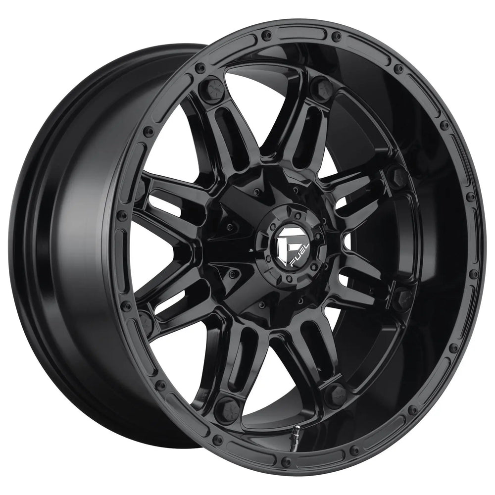 Fuel Wheels black auto part