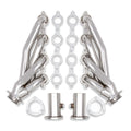 Shorty Headers Polished Universal Gm LS V8 1-5/8 Inch X 2-1/2 Inch 304SS Shorty Engine Swap Headers Polished FlowTech