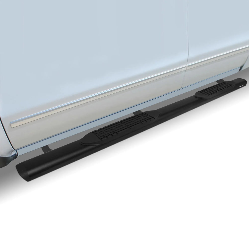19C RAM 1500/20C RAM 2500/3500 REGULAR CAB 5IN BLK TXT ALUMINUM OVAL STEP BARS