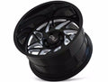 CALI OFF-ROAD GEMINI 9112 GLOSS BLACK MILLED SPOKES 20X9 8-165.1 0MM 125.2MM