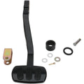 BRAKE PEDAL ARM; BILLET FINISH; FOR 195557 CHEVY AUTOMATIC WITH STANDARD PAD