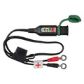 OPTIMATE CABLE BATTERY LEAD W/ BUILTIN CHARGE LEVEL MONITOR 3 LED12.8V BATTERY RED CAP