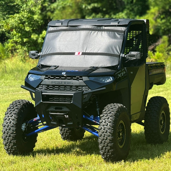 Seizmik 18+ Polaris Ranger XP 1000 Windshield Protector - Black