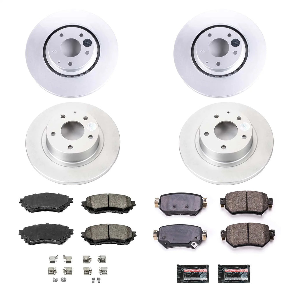 Power Stop 19-20 Mazda 6 Front & Rear Z17 Evolution Geomet Coated Brake Kit