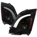 PROJECTOR HEADLIGHT WITH LED STRIP