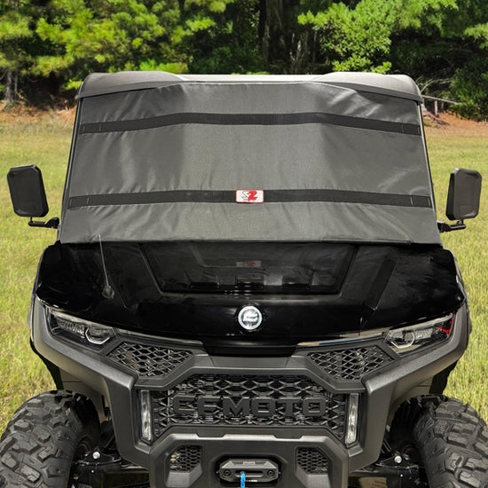 Seizmik 25+ CF Moto U10 PRO Highland Windshield Protector - Black