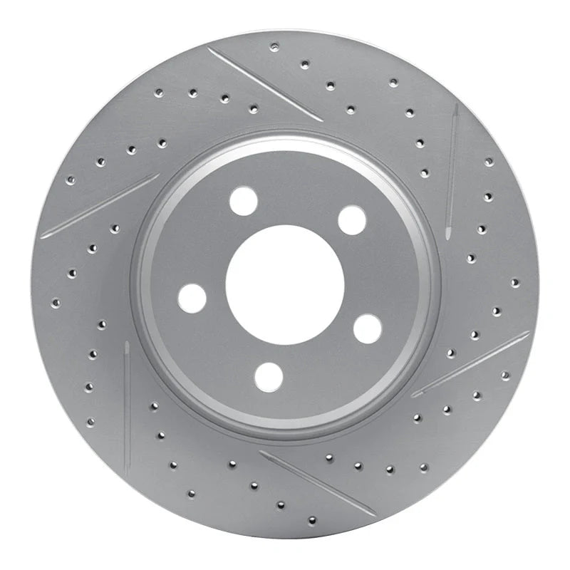 DFC 21-25 Dodge Durango Front Right Drilled & Slotted Geoperformance Rotor