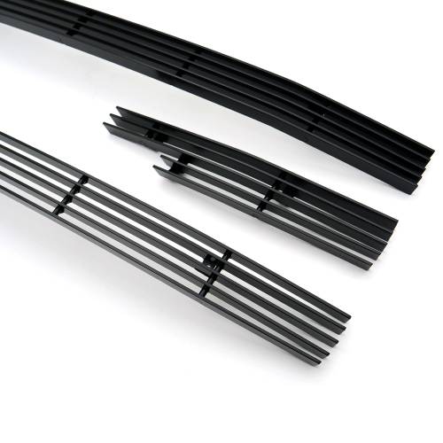 1415 SIERRA 1500 4PC BLACK BOLTOVER BILLET GRILLE INSERT