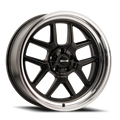 RIDLER 610 MATTE BLACK POLISHED 17X8 5-114.3 0MM 83.82MM