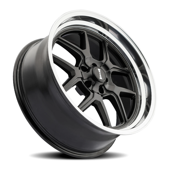 RIDLER 610 MATTE BLACK POLISHED 17X8 5-114.3 0MM 83.82MM