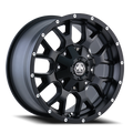 MAYHEM WARRIOR 8015 MATTE BLACK 18X9 8-165.1 -12MM 130.8MM