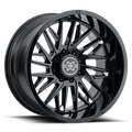 Method Raised MR801 20x9 / 8x170 BP / -12mm Offset / 125mm Bore - Gloss Black Milled Wheel