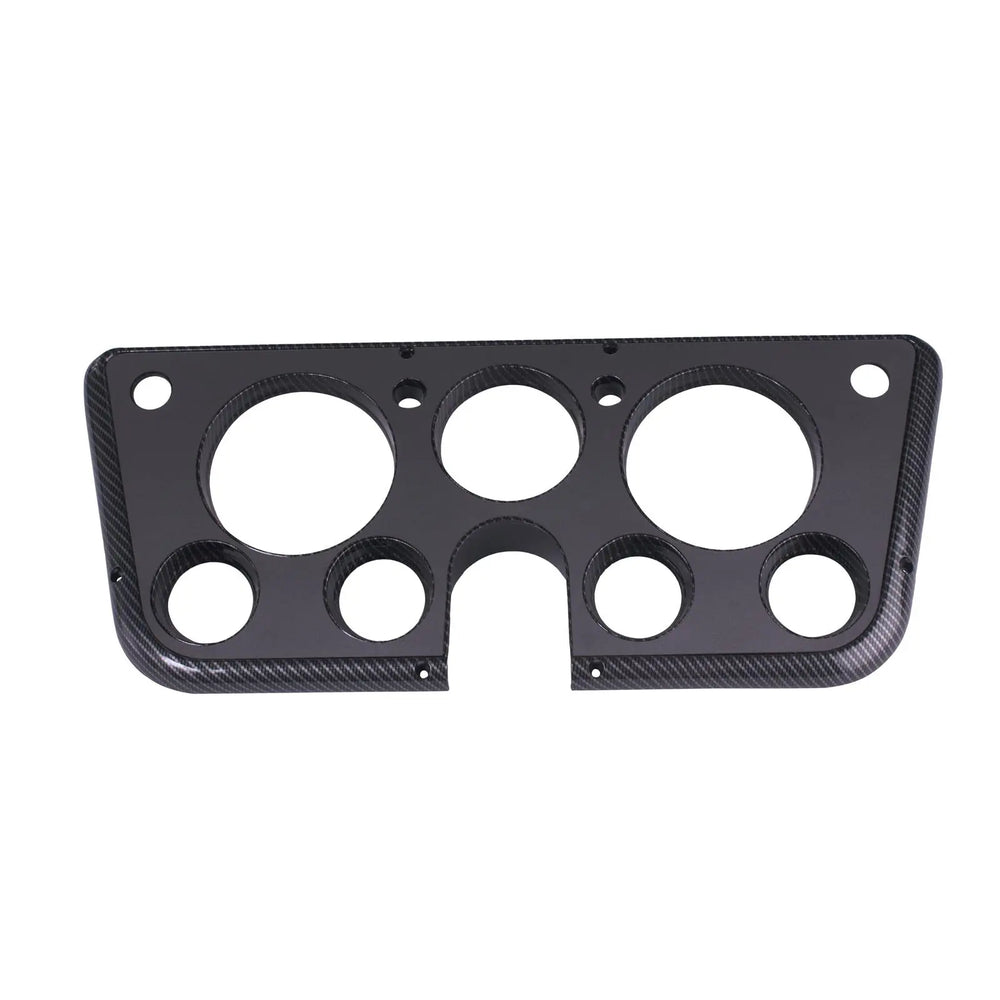 Gauge Bezel 67-72 GM P/U Carbon Fiber With Gray