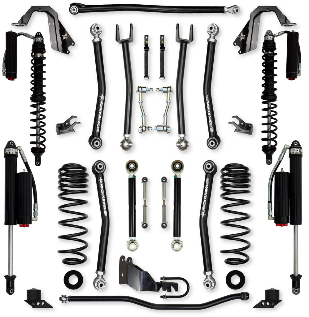 20C WRANGLER JLU 4DR 3.5IN X FACTOR COIL OVER SYS W/ FAST CD ADJUSTERS FRONT &